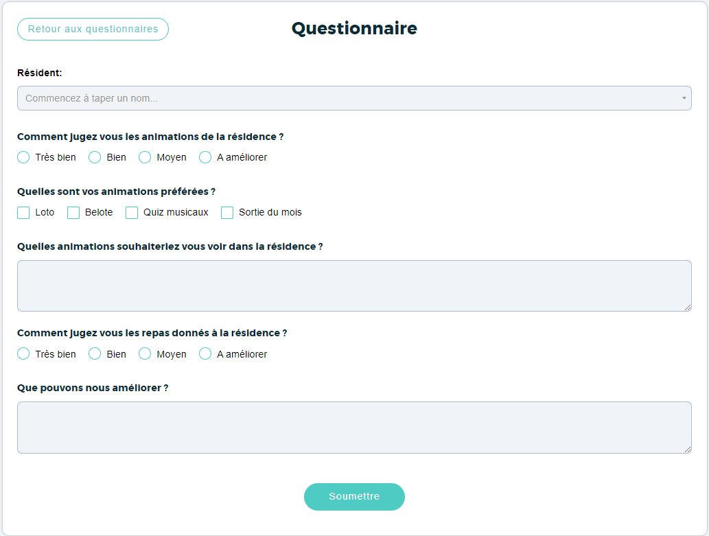 Ayez toujours un temps d’avance avec notre questionnaire de satisfaction.